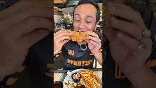 nasi goreng sutong salted egg gabungan dengan double cheese beef burger perhhh