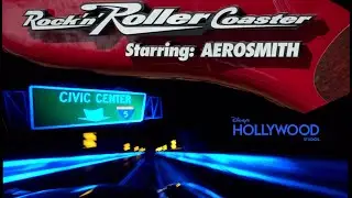 Rock 'n' Roller Coaster Starring Aerosmith - Disney's Hollywood Studios - Pre-Show and Ride POV 2025