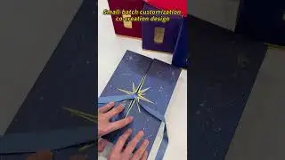 Custom One-Piece Folding Gift Box,For Accessories Packaging#custompackaging#packagingdesign