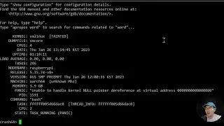 Crash dump Analysis (crash-utility): Good material to learn Linux Device Drivers