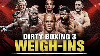 Pesagem: Rozenstruik vs Cleveland | Dirty Boxing 3
