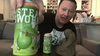 Tasting Steamworks Beer Light Lime Lager and Lionsgate Lager. #beerreview #vancouver