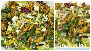 EASY GREEK SALAD RECIPE | plus meal prep ideas & tips!