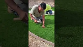 Laying and Nailing Artificial Grass | How to Install Artificial Turf