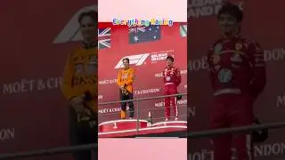Charles couldn't hold back his smile when a fan screamed Leclerc #belgiangp #charlesleclerc #f1