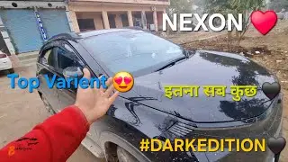 ये गाडी 🚗 सबके दिलो पे राज करती है ❤️ NEXON i-cng Dark Edition 🖤