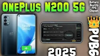 OnePlus N200 5G PUBG BGMI Test in 2025 | Graphics | Heat & Lag | 120 fps | Battery Drain | Gyro