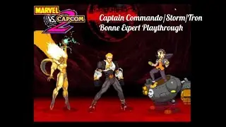 Marvel VS Capcom 2: Captain Commando/Storm/Tron Bonne Expert Playthrough