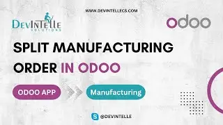 Split Manufacturing Order in Odoo | Number Manufacturing Orders