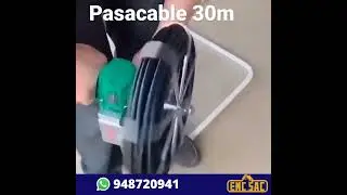 Pasacable Electrico para instalaciones electricas 🇵🇪