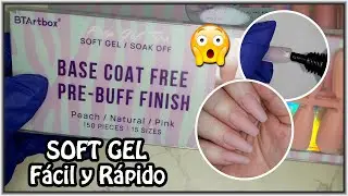 Probando Jelly Gel X Tips Nails de BTARTBOX 💕 Tips Completos | SOFT GEL | Tecnica APRES GEL X