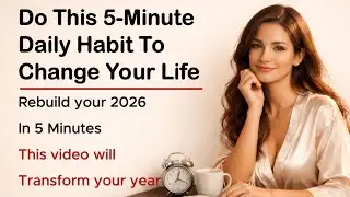 Do This 5 Minute Daily Habit To Transform Your 2026 | Graded Reader | Improve Your English Fluency✅️
