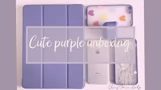 [Unboxing] New purple accessories for my IPad  I AliExpress