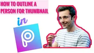 How to outline a person in picture || New hacks of PicsArt 2020
