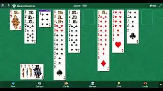Spider Solitaire Four Suits Grandmaster level (level 98 to 99 Legend) - last 5 mins