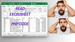 How to import Excel file | Read any Excel file in php | Excel file import in php save database
