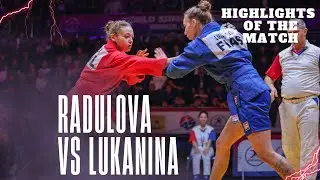 HIGHLIGHTS OF THE MATCH: RADULOVA VS LUKANINA