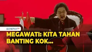 [FULL] Pidato Berapi-api Megawati di Rakernas ke-V PDIP, Ungkit Pemilu 2024 hingga Putusan MK