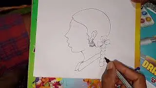 #drawing #girl #oviyam varaiyalaam