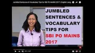 Jumbled Sentences & Vocabulary Tips  | English Language | TalentSprint