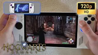 ASUS ROG Ally | Hogwarts Legacy | 720p | FSR | Low settings