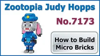 How to Build Mini Bricks Zootopia Judy Hopps 7173 Review Instructions Specifications