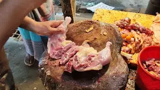 Super fast chicken cutting skills #chiken