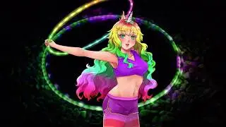 Rainbow Unicorn LED Hula Hoop - Settings