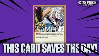 Gum-Gum Giant SAVES the day! | Red-Purple Luffy vs Purple Luffy [OP09] [One Piece Card Game]