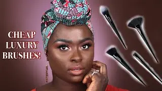 SHOCKING $2 BRUSHES - YES, YOU READ RIGHT | JUNO & CO BRUSHES REVIEW | DARK SKIN MAKEUP