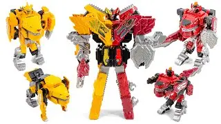 Kikai Sentai Zenkaiger DX ZenkaiOh JuraGaon Assemble JuranTyranno GaonLion Transformation