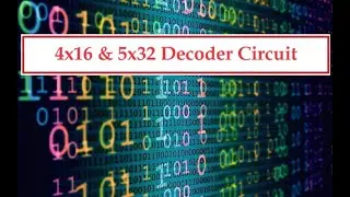 Decoder circuit of 4x16 and 5x32