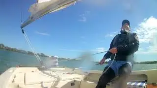 A testing sail for a rusty sailor, Wanderer Dinghy Cruising Sailing Sail, Chichester Harbour