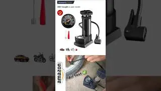 Mini Air Foot Pump (Bycycle, Bike, Car, Football) #gadgets #shorts