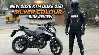 New 2026 KTM Duke 250 ride review - Silver Colour ||