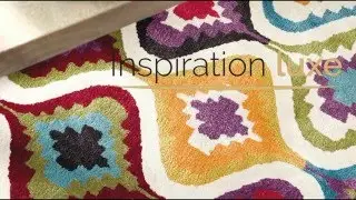 Tapis multicolore en laine et viscose Love par Ligne Pure