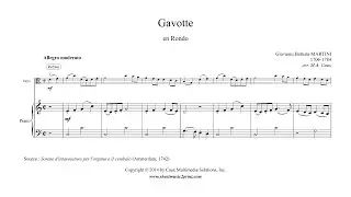 Martini : Gavotte in C Major - Viola