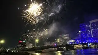 2026 new years fireworks at Jacksonville, Florida 