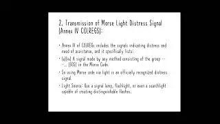 Explain the method of transmitting and receiving a distress signal 