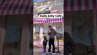 Hello Kitty Cafe Irvine,CA  #kitty #hellokitty #cafe #lovestory #คนไทยในต่างแดน #funny #food