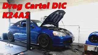 Arctic Blue Pearl RSX Type S - K24A2 Drag Cartel DIC - настройка динамометра с выдвижными кулачками
