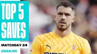 TOP PARADAS Jornada 24 LALIGA Hypermotion 2024/25
