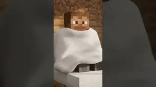 Minecraft Bed | Minecraft-Style Animation | 3D Blanket Simulation #3d #animation #minecraft