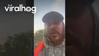Bald Eagle Lands on Man's Shoulder || ViralHog