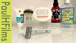 Yaqi Knight's Helmet DE Razor | Alexander Simpson Sandalwood Shaving Cream