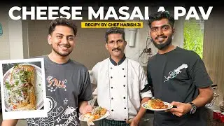 Tasty & Easy CHEESE MASALA PAV Recipe!🔥 | by Chef Harish Ji
