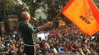 ABVP Rally Against Left wing of INDIA || ABVP BEST SLOGANS AGAINST LEFT OF INDIA