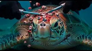 The Forgotten Turtle &mdash; Found After Years Covered in Shells