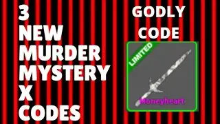 3 NEW INSANE MURDER MYSTERY X CODES!!! (GODLY CODE)