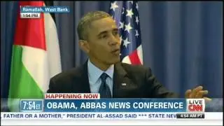 Obama Compares Israeli-Palestinian Conflict to Arguments Between U.S. and Canada